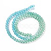 Transparent Glass Beads Strands GLAA-E036-07F-5