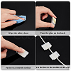 Plastic Cable Management Clips AJEW-WH0250-40-3