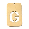 304 Stainless Steel Pendants STAS-D200-01G-G-1