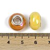 Opaque Resin European Beads RESI-C059-01F-3
