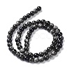 Natural Silver Obsidian Beads Strands X-G-D083-01D-2