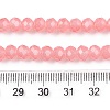 Baking Paint Imitation Jade Glass Bead Strands DGLA-A034-J6MM-A31-4