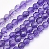 Natural Amethyst Beads Strands G-O166-29-4mm-1