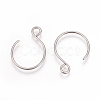 Tarnish Resistant 304 Stainless Steel Earring Hooks X-STAS-L216-02B-P-1