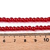 Baking Paint Imitation Jade Glass Round Bead Strands DGLA-Q021-4mm-05-A-3