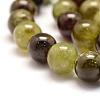 Natural Green Garnet Beads Strands G-G661-8mm-3