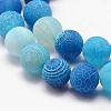 Natural Druzy Geode Agate Bead Strands G-K166-09-10mm-3