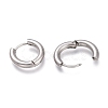 Tarnish Resistant 201 Stainless Steel Huggie Hoop Earrings EJEW-O095-05-02-3