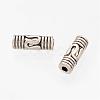 Column Tibetan Silver Tube Beads AB88-2