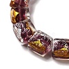 Handmade Gold Foil and Silver Foil Lampwork Beads FOIL-C001-01C-04-3