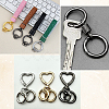 DIY Keychain Clasp Findings Kits DIY-SP0003-47B-4