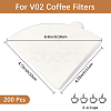 100Pcs Paper Coffee Filters FIND-WH20007-39B-2