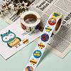 Self-Adhesive Kraft Paper Gift Tag Stickers DIY-G013-A23-5