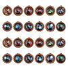 Glass Pendants WOOD-NB0001-63A-1