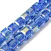 Electroplate Glass Beads Strands EGLA-M031-01A-HR04-1