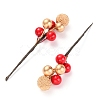 Foam Artificial Christmas Berries with Branch LS-DIY-B019-02E-2