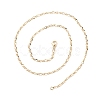 Brass Figaro Chains Necklace for Women NJEW-P265-20G-3