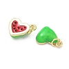 Brass Enamel Pendants KK-H259-11B-G01-2
