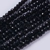 Opaque Solid Color Glass Bead Strands LS-GLAA-F076-A14-1