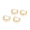 Brass Huggie Hoop Earrings EJEW-G275-03G-1