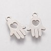 Non-Tarnish 304 Stainless Steel Charms STAS-Q201-T114-2