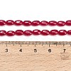 Lab Grown Red Corundum Beads Strands GG-CBAC488-02B-5