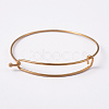 Adjustable Ion Plating(IP) 304 Stainless Steel Expandable Bangle Making LS-BJEW-L604-09G-1