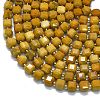 Natural Yellow Mookaite Beads Strands G-K389-A45-01-3