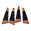 Opaque Resin & Walnut Wood Big Pendants RESI-TAC0017-51-A01-3