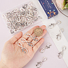 50Pcs Tibetan Style Alloy Infinity with Word Hope Connector Charms TIBE-SC0004-59-3