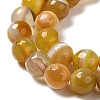 Natural Striped Agate/Banded Agate Beads Strands G-A246-8mm-15-4
