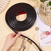 Self Adhesive Semicircular Hard PVC Cable Cover AJEW-WH0886-24B-3