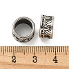 316 Surgical Stainless Steel Large Hole Beads STAS-Q326-09AS-04-2