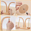 2-slot Wooden Thread Holder AJEW-WH0460-145-3
