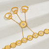 Bohemian Brass Finger Ring Bracelets KT1838-1-2