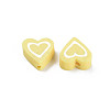 Handmade Polymer Clay Beads X-CLAY-T019-10-2