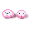 Handmade Polymer Clay Beads X-CLAY-N008-033F-2