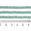 Electroplate Opaque Glass Beads Strands EGLA-A035-P3mm-A14-4