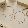 2Pcs 2 Colors Stainless Steel Cable Chain Link Bracelets BJEW-GO0002-02-3