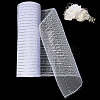 Deco Mesh Ribbons OCOR-WH0110-09B-1