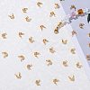 Brass Bead Tips KK-N0070-03G-6