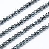Synthetic Non-magnetic Synthetic Hematite Beads Strands G-J002-06F-1