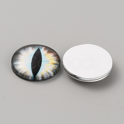 Luminous Self Adhesive Glass Eyes Cabochons DIY-WH0304-941C-41-1