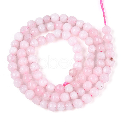 Dyed Natural White Jade Beads Strands G-T139-4mm-60-04-1
