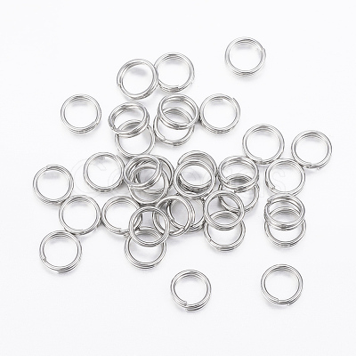 Tarnish Resistant 304 Stainless Steel Split Rings STAS-H413-04P-B-1