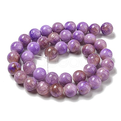 Dyed Natural White Jade Beads Strands G-F764-03B-1