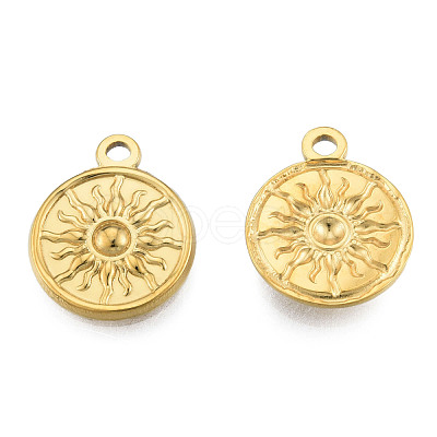 Ion Plating(IP) 201 Stainless Steel Pendants STAS-N098-223LG-1