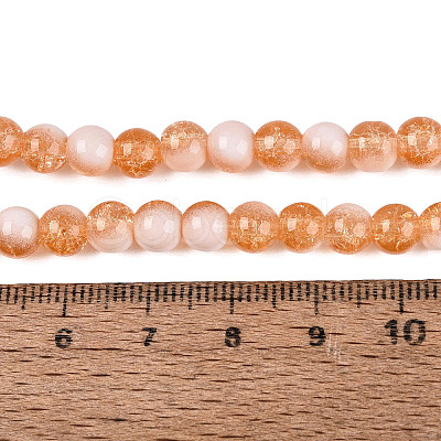 Crackle Glass Beads X1-GLAA-U001-6mm-10-1