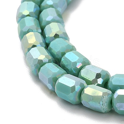 Electroplate Glass Beads Strands EGLA-D030-06E-1