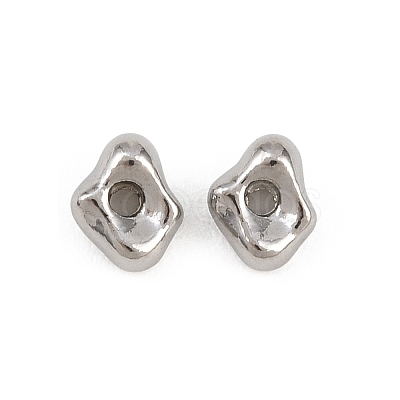 304 Stainless Steel Beads STAS-D394-01G-P-1